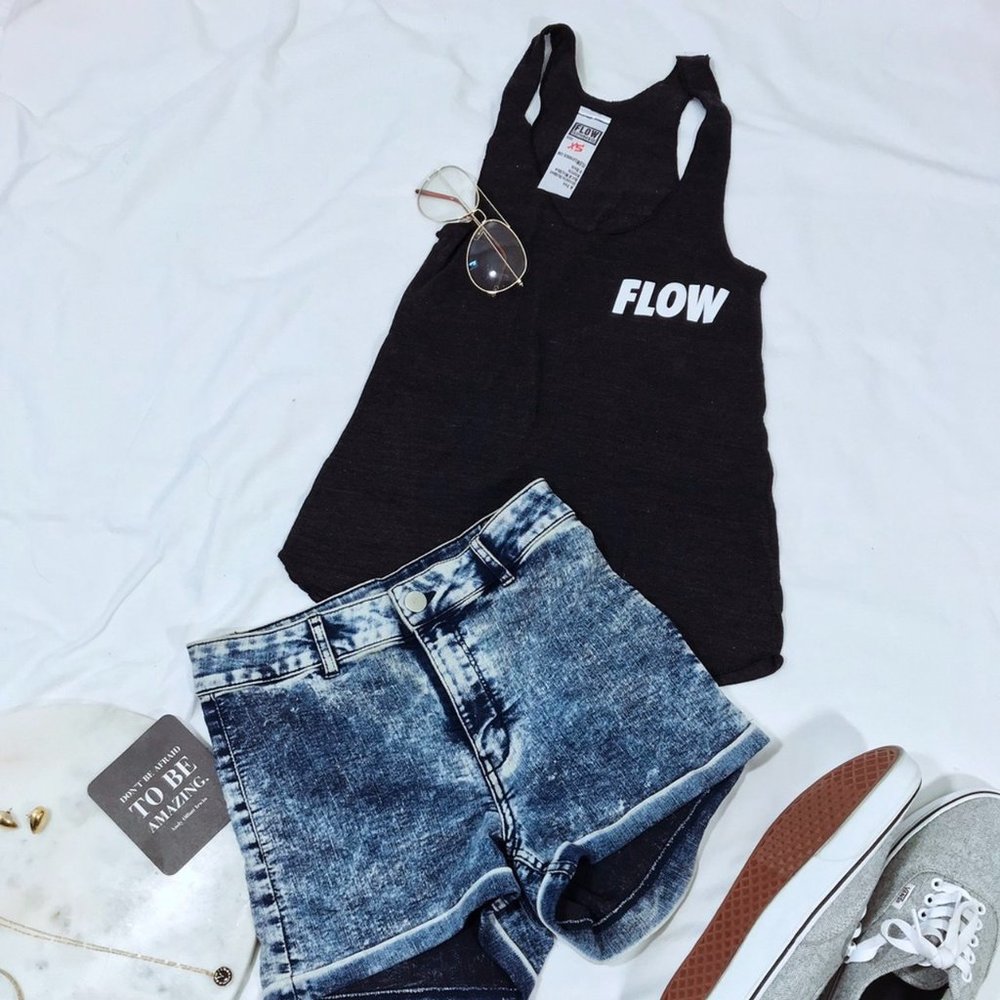 Flow Tank Yoga Tee Zen Top